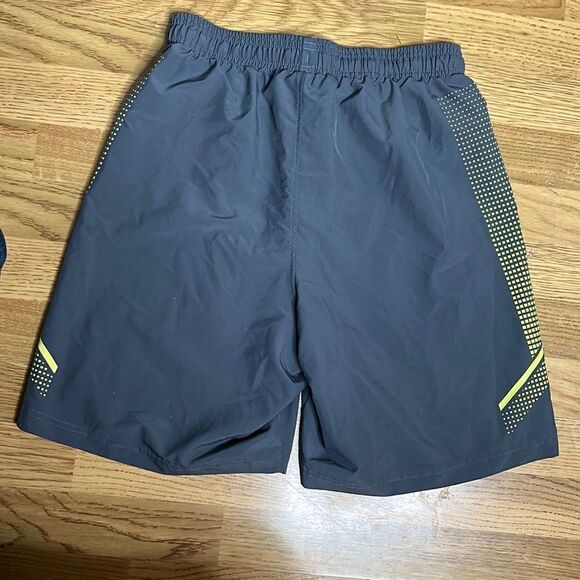 Under Armor Heat Gear Navy Blue Activewear Woven Graphic Sport Style Shorts Size - Picture 7 of 7